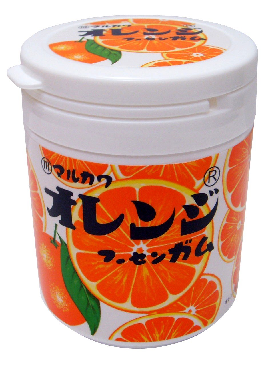 Amazon.com : Marukawa Confectionery Orange Marble Gum Bottle 130g